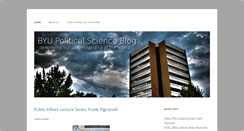 Desktop Screenshot of byupoliticalscienceblog.com